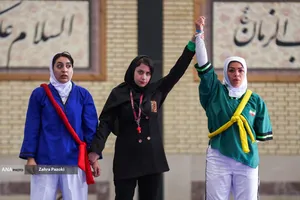 اولین دوره لیگ کشتی آلیش بانوان