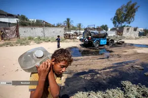 تشنگی زیر آوار و محاصره در غزه