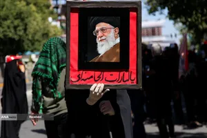 تشییع پیکر مطهر آقای شهید ایران و خانواده ایشان در مشهد