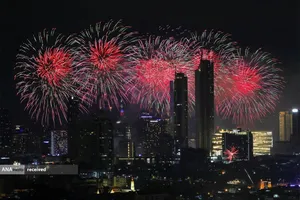 جشن&zwnj; سال نو میلادی 2024 در بانکوک - تایلند