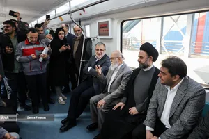 آیین بهره برداری از 2 رام قطار مترو ملی