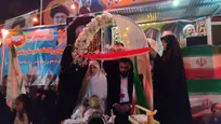 پیوند آسمانی در قلب شاهین‌دژ؛ جشن ازدواج دانشجویی در میان خروش حماسی مردم