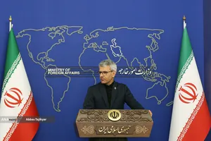 نشست خبری اسماعیل بقایی سخنگوی وزارت امور خارجه