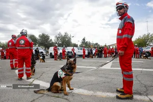 مانور امدادگران جمعیت هلال احمر