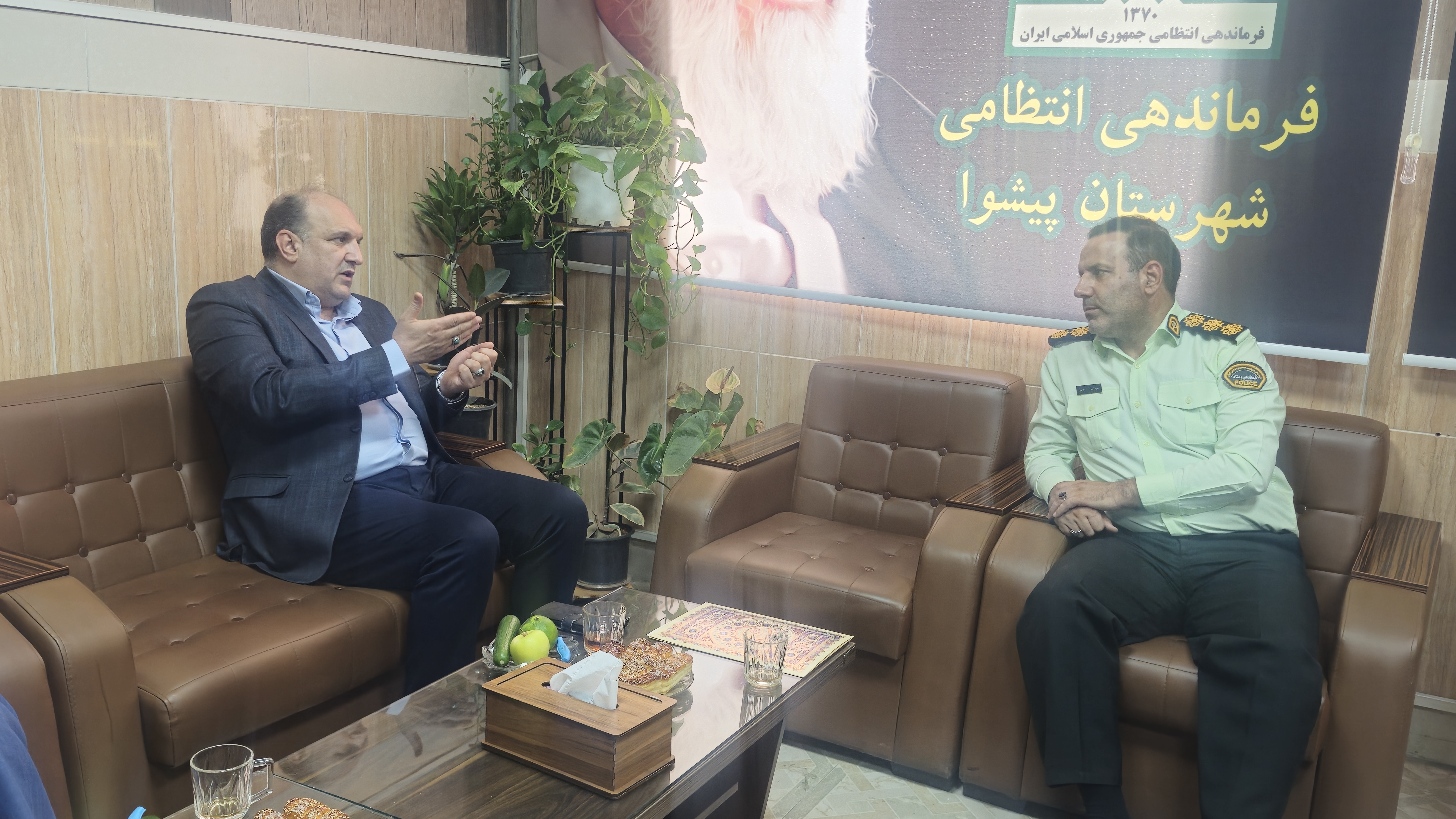 آمادگی دانشگاه آزاد اسلامی ورامین برای ارائه ظرفیت‌های علمی به نیروی انتظامی