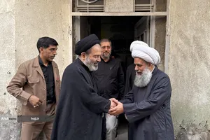 دیدار حجت&zwnj;الاسلام نواب، نماینده ولی&zwnj;فقیه در امور حج و زیارت با آیت&zwnj;الله عبدالکریم حائری