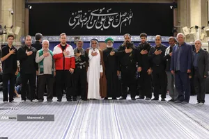 حضور و سخنرانی در مراسم عزاداری شهادت امام رضا علیه&zwnj;السلام