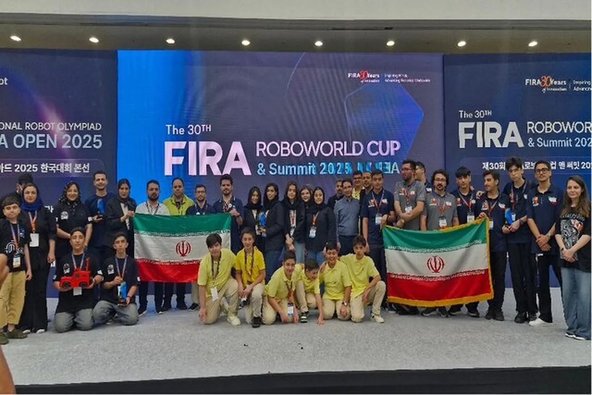 Iranian Team Wins 11 Awards in FIRA RoboWorld Cup, IESO 2025