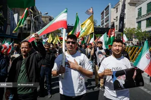 مراسم چهلمین روز شهادت حضرت آیت&zwnj;الله&zwnj; خامنه ای رهبر شهید انقلاب - 2