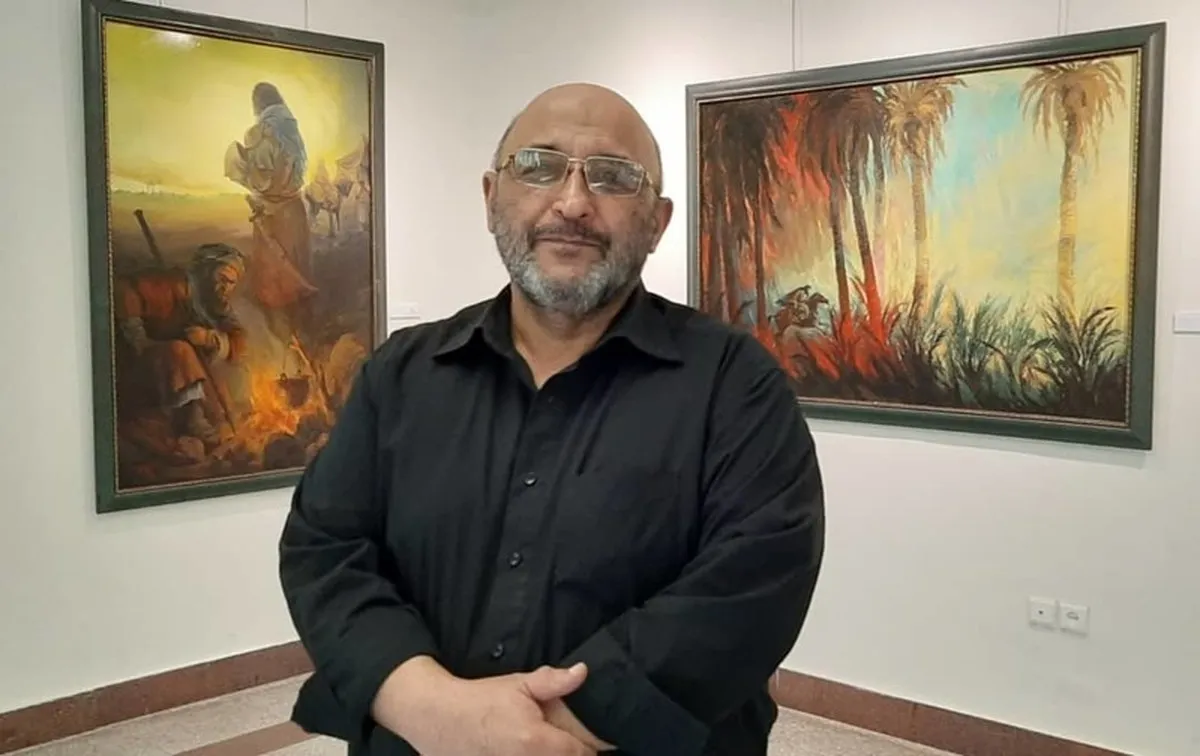 هنر هنرمند باید در خدمت بشریت باشد/ نمایش ۴ تابلو درباره فجایع غزه در ونیز