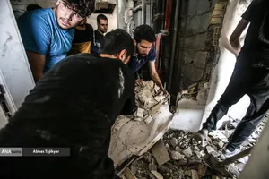 کمک نیروهای جهادی به جنگ زدگان