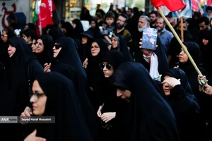 پیاده روی جاماندگان اربعین در ساری