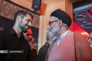 حجت الاسلام سیداسماعیل خطیب، وزیر اطلاعات در مراسم گرامیداشت سرلشکر شهید مهدی ربانی و سرلشکر شهید غلامرضا محرابی معاونان سابق اطلاعات و عملیات ستاد کل نیروهای مسلح