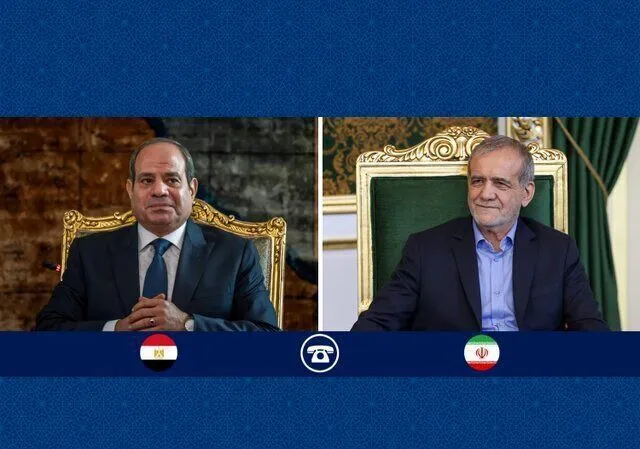پزشکیان السیسی