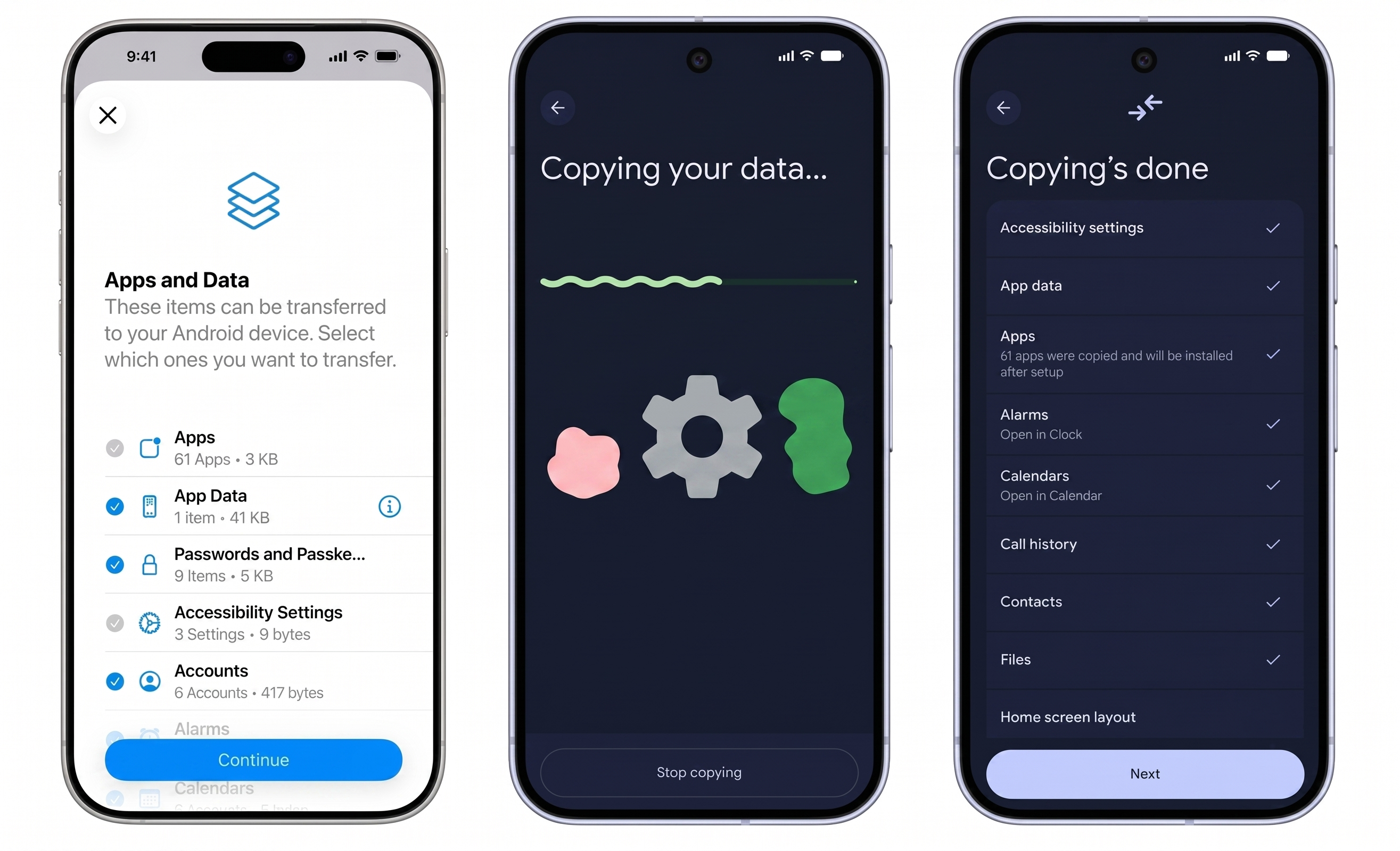 به‌روزرسانی Android Switch مهاجرت از آیفون به تاشوهای سامسونگ را آسان‌تر می‌کند
