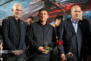 آیین استقبال از ملی پوشان 