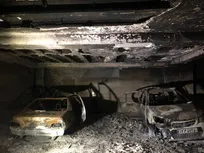 نجات ۳۵ نفر در آتش‌سوزی یک مجمتع مسکونی در کرج + فیلم