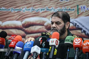 سردار حسین معروفی معاون هماهنگ&zwnj;کننده بسیج و رئیس ستاد گرامیداشت چهل و پنجمین هفته دفاع مقدس