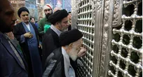 آخرین قاب‌های حضور آیت‌الله شبیری زنجانی در حرم حضرت معصومه(س)