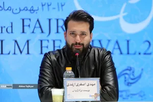 مهدی اصغری ازغندی در نشست خبری فیلم&zwnj; سینمایی &laquo;ماریا&raquo;