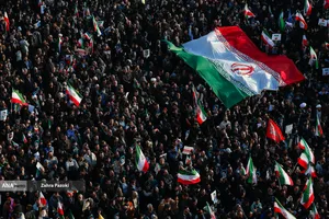 فریاد مردم تهران در محکومیت اقدامات تروریستی اغتشاشگران