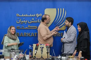 نشست خبری علیرضا خاکدامن مدیرعامل دانش&zwnj;بنیان برکت