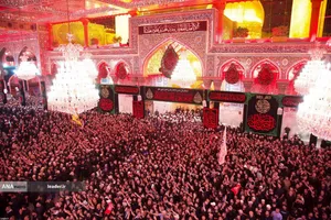 تشییع پیکر مطهر امام مجاهد شهید در کربلای معلی
