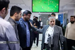 بیژن رنجبر رییس دانشگاه آزاد اسلامی و محمدمهدی خیرجو مدیرعامل خبرگزاری آنا