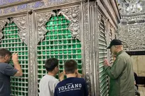 حضور قالیباف در حرم مطهر حضرت عبدالعظیم حسنی(ع)
