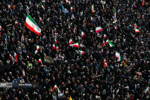 فریاد مردم تهران در محکومیت اقدامات تروریستی اغتشاشگران