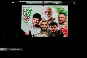 وداع و تشییع پیکر مطهر فرمانده یگان ویژه فاتحین سردار سرتیپ پاسدار شهید محمد علی فتحعلی زاده و&zwnj; همرزمانش