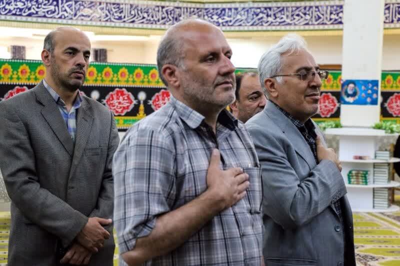 طشت‌گذاری مسجد دانشگاه آزاد اردبیل 
