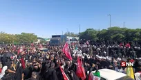 پیکر مطهر رهبر شهید ایران آرام گرفت/امام رضا(ع) مهمان دارد+فیلم