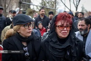 مراسم تشییع پیکر &laquo;رضا رویگری&raquo;