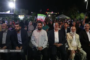  اجتماع بزرگ امام زمانی ها با حضور علیرضا زاکانی شهردار تهران و مهدی چمران رییس شورای شهر تهران و مهدی قمی شهردار منطقه۱۱