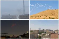 گزارش لحظه به لحظه آنا از درگیری با اهداف متخاصم صهیونیستی در برخی استان‌ها + عکس و فیلم