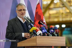 آیین بهره برداری از 2 رام قطار مترو ملی