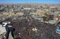 پیکر مطهر رهبر شهید ایران آرام گرفت/امام رضا(ع) مهمان دارد+فیلم
