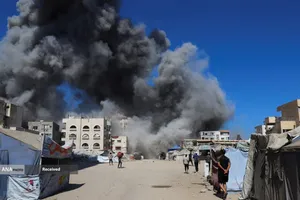 مردم آواره شهر غزه