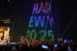 آغاز سال نو میلادی 2025 در دهلی، هند