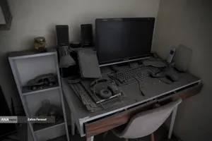 آثار تجاوز هوایی آمریکایی _ صهیونیستی به اماکن مسکونی