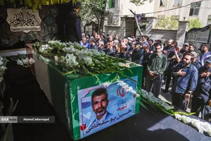 تشییع و تدفین پیکر مطهر بسیجی شهید حسین یوسفخانی