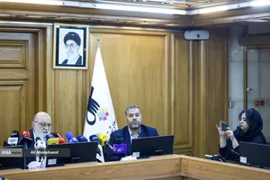 نشست خبری مهدی چمران رئیس شورای اسلامی شهر تهران