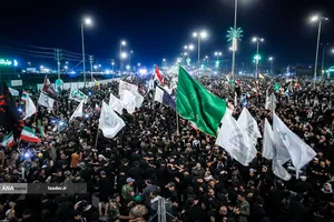 تشییع پیکر مطهر امام مجاهد شهید در کربلای معلی
