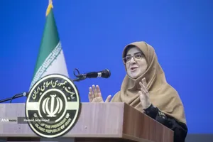 نشست خبری فاطمه مهاجرانی سخنگوی دولت با خبرنگاران