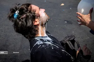 درگیری پلیس ضد شورش و معترضان در لس&zwnj;آنجلس آمریکا