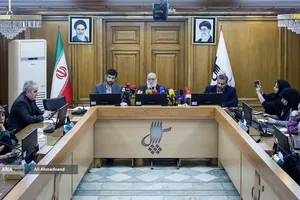 نشست خبری مهدی چمران رئیس شورای اسلامی شهر تهران