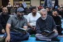 مراسم یادبود «اکبر عبدی» در مسجد بلال