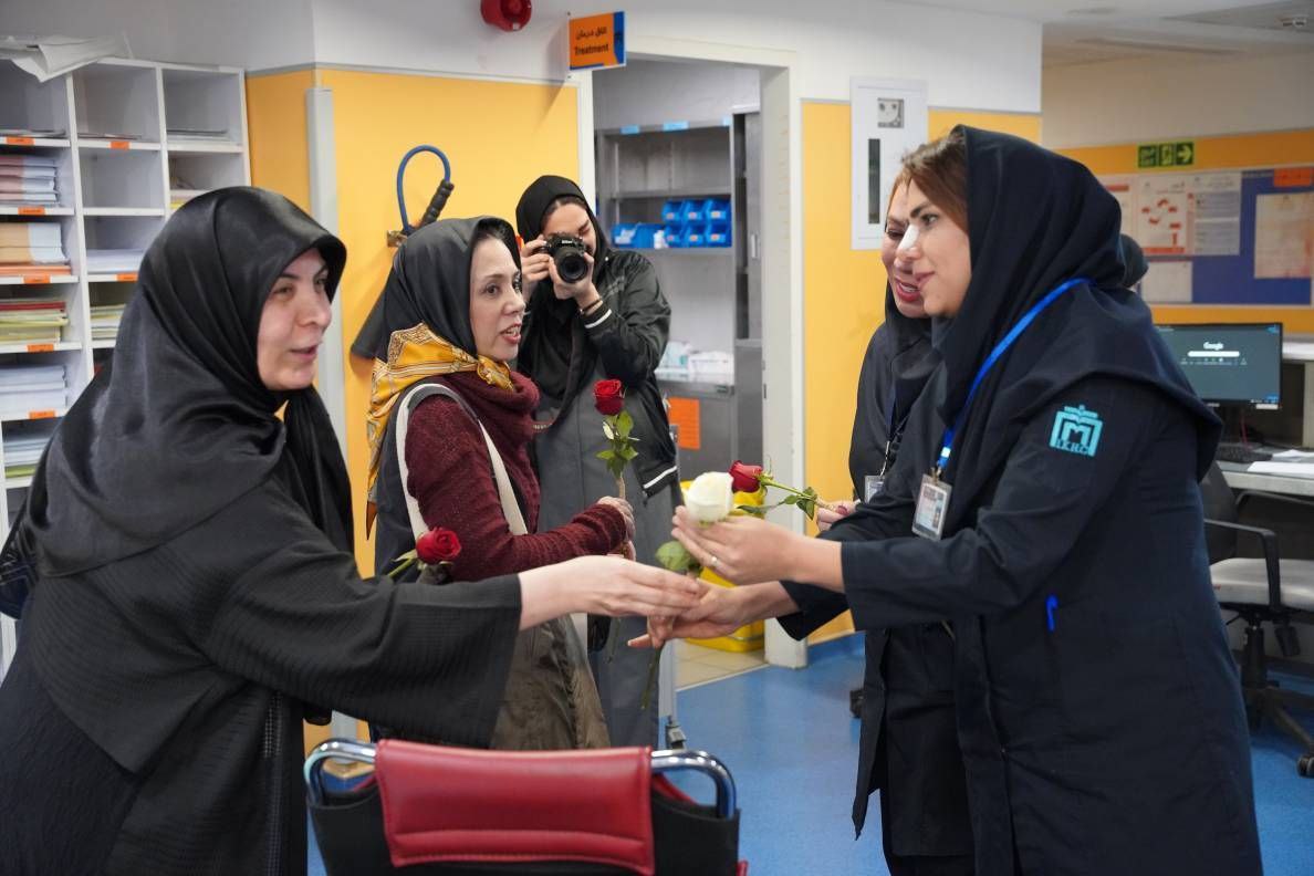 دیدار سینماگران با کادر درمان بیمارستان‌های امام خمینی و شریعتی