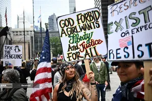 اعتراضات مردم آمریکا به سیاست های ترامپ